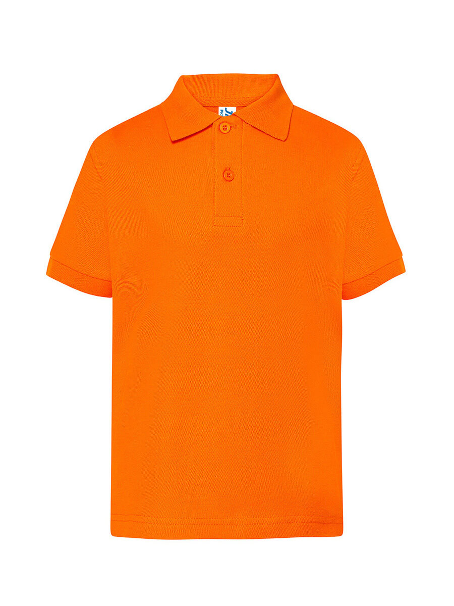 Polo bambino manica corta regular Arancione