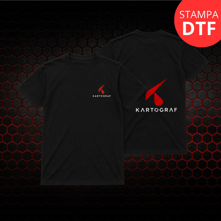 Due t-shirt con transfer DTF fronte e retro