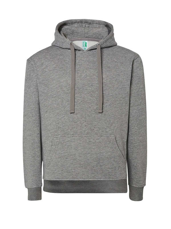 Felpa donna cappuccio premium Grigio melange senza sfondo