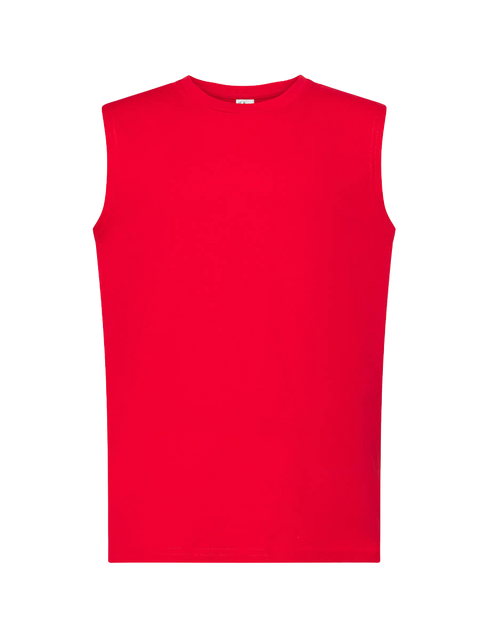 Canotta uomo urban tank top Rosso senza sfondo