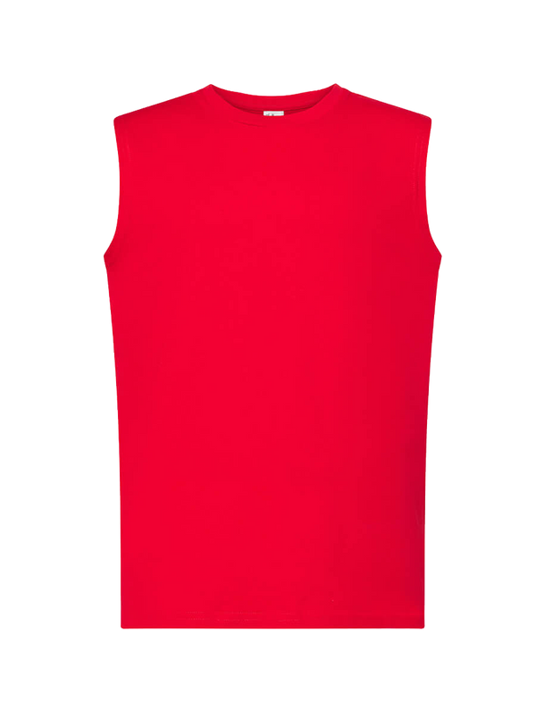 Canotta uomo urban tank top Rosso senza sfondo