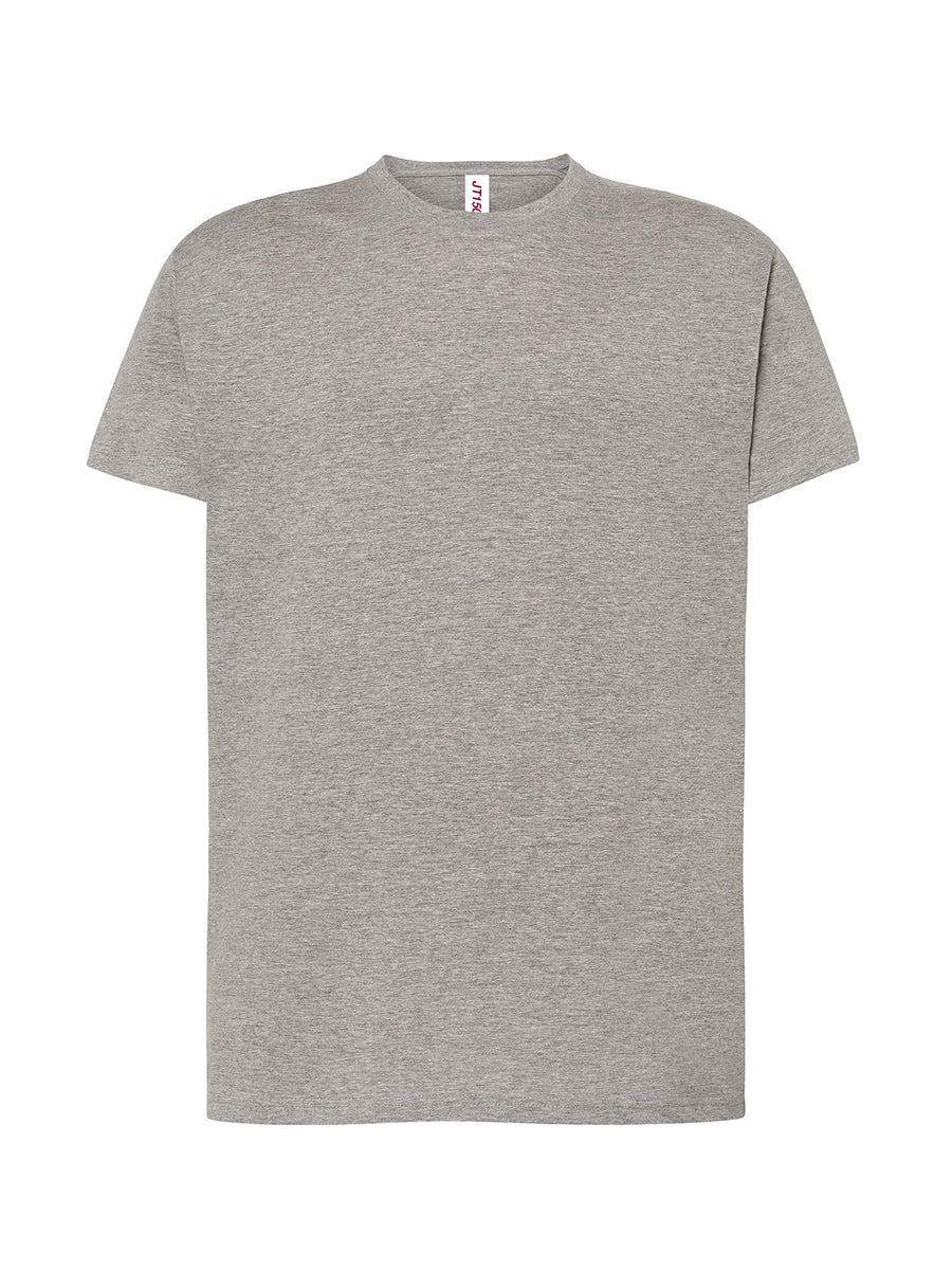 T-shirt uomo manica corta jt Grigio melange
