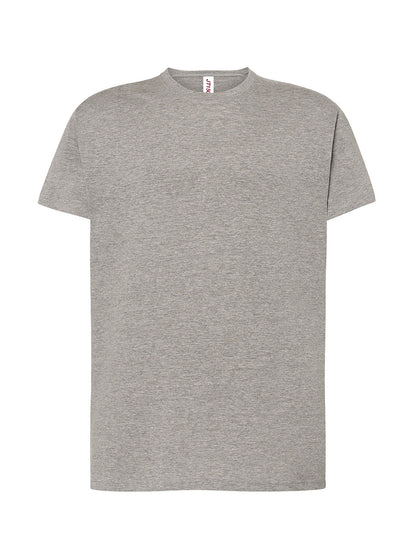 T-shirt uomo manica corta jt Grigio melange