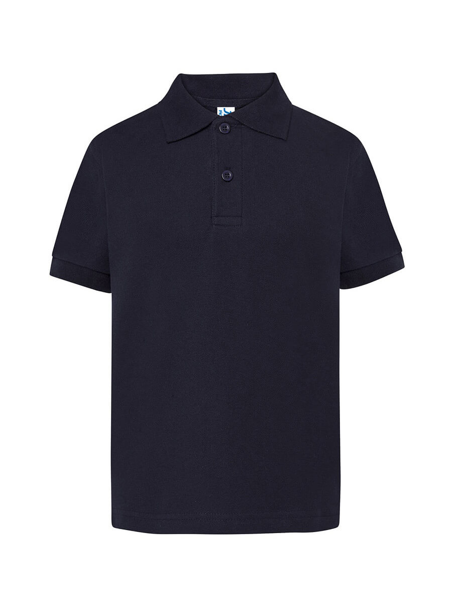 Polo bambino manica corta regular Blu navy
