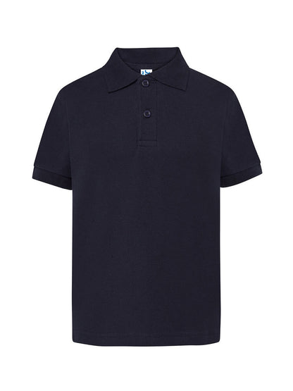Polo bambino manica corta regular Blu navy