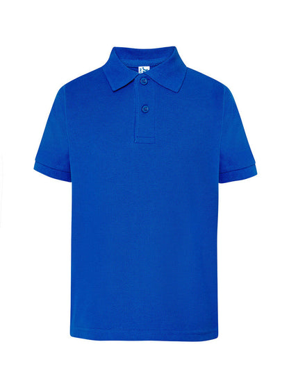 Polo bambino manica corta regular Blu royal