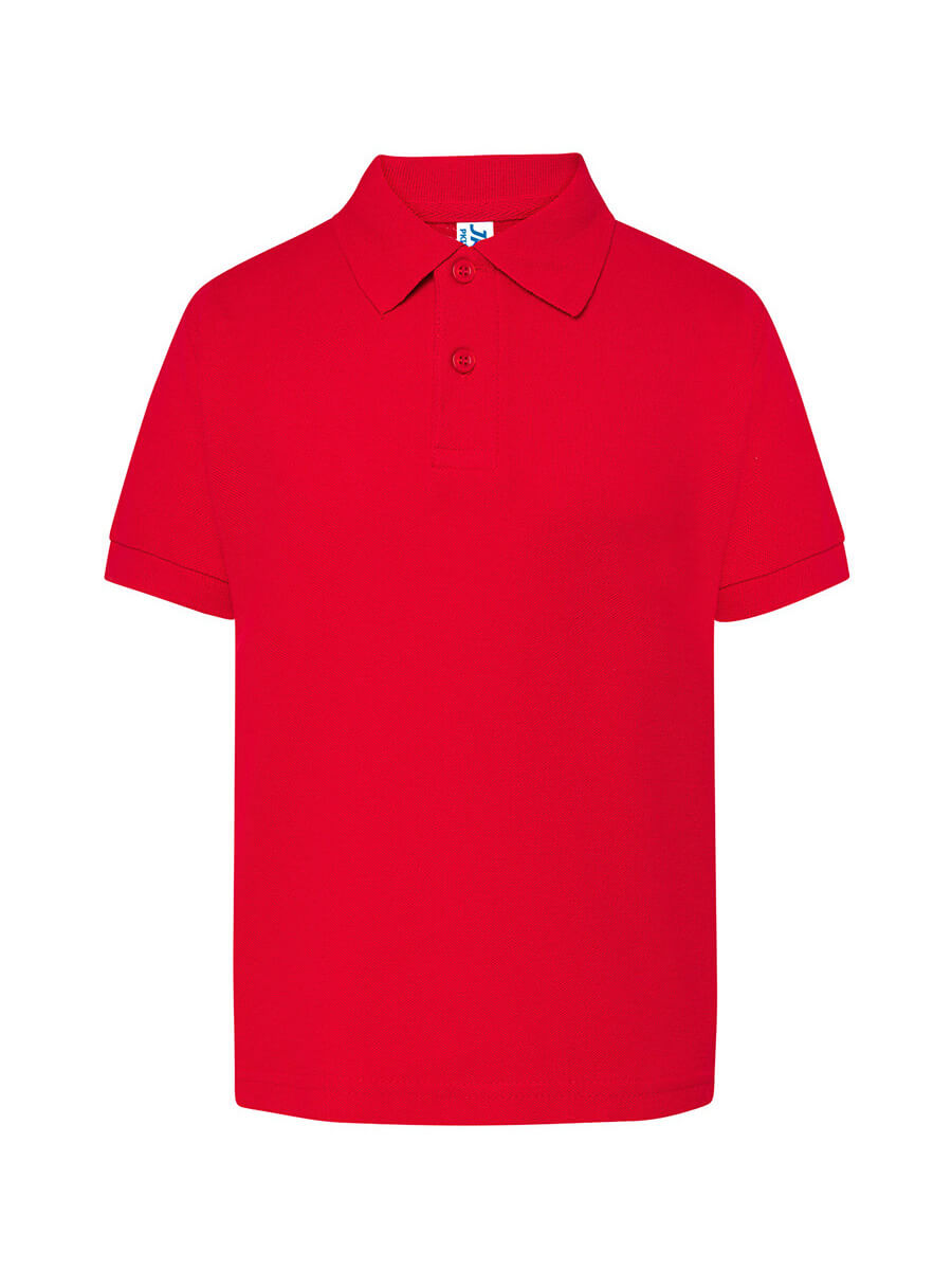 Polo bambino manica corta regular Rosso
