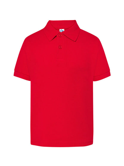 Polo bambino manica corta regular Rosso