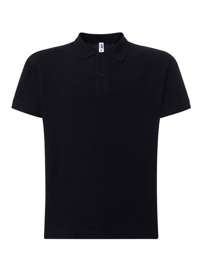 Polo uomo manica corta regular Nero