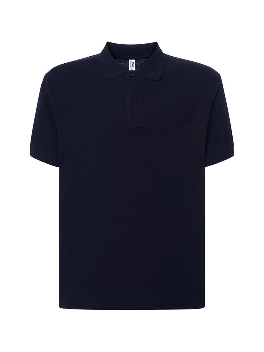 Polo uomo manica corta regular Blu navy