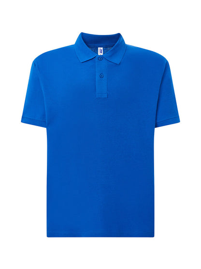 Polo uomo manica corta regular Blu royal