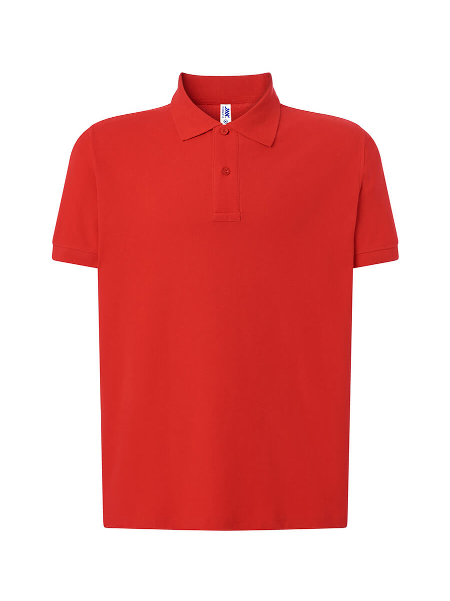 Polo uomo manica corta regular Rosso
