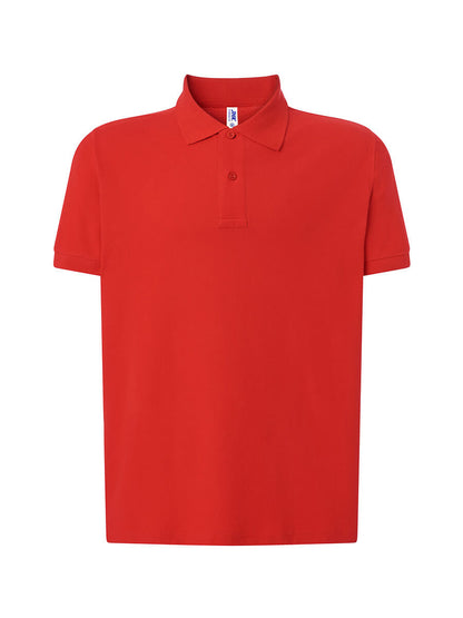 Polo uomo manica corta regular Rosso