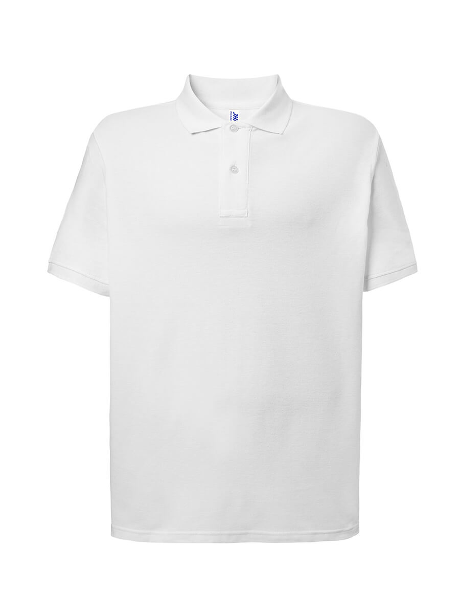 Polo uomo manica corta regular Bianco
