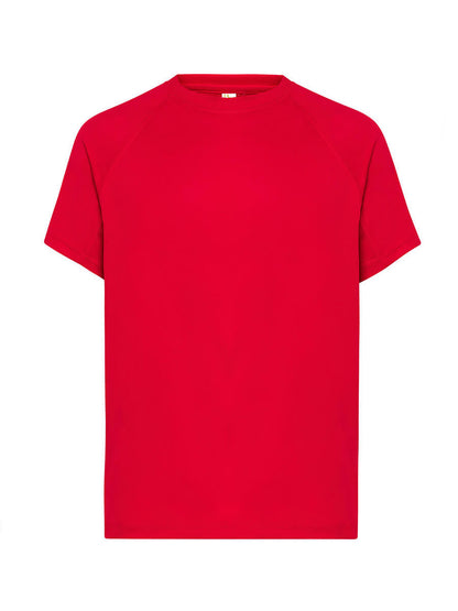 T-shirt uomo manica corta sport Rosso