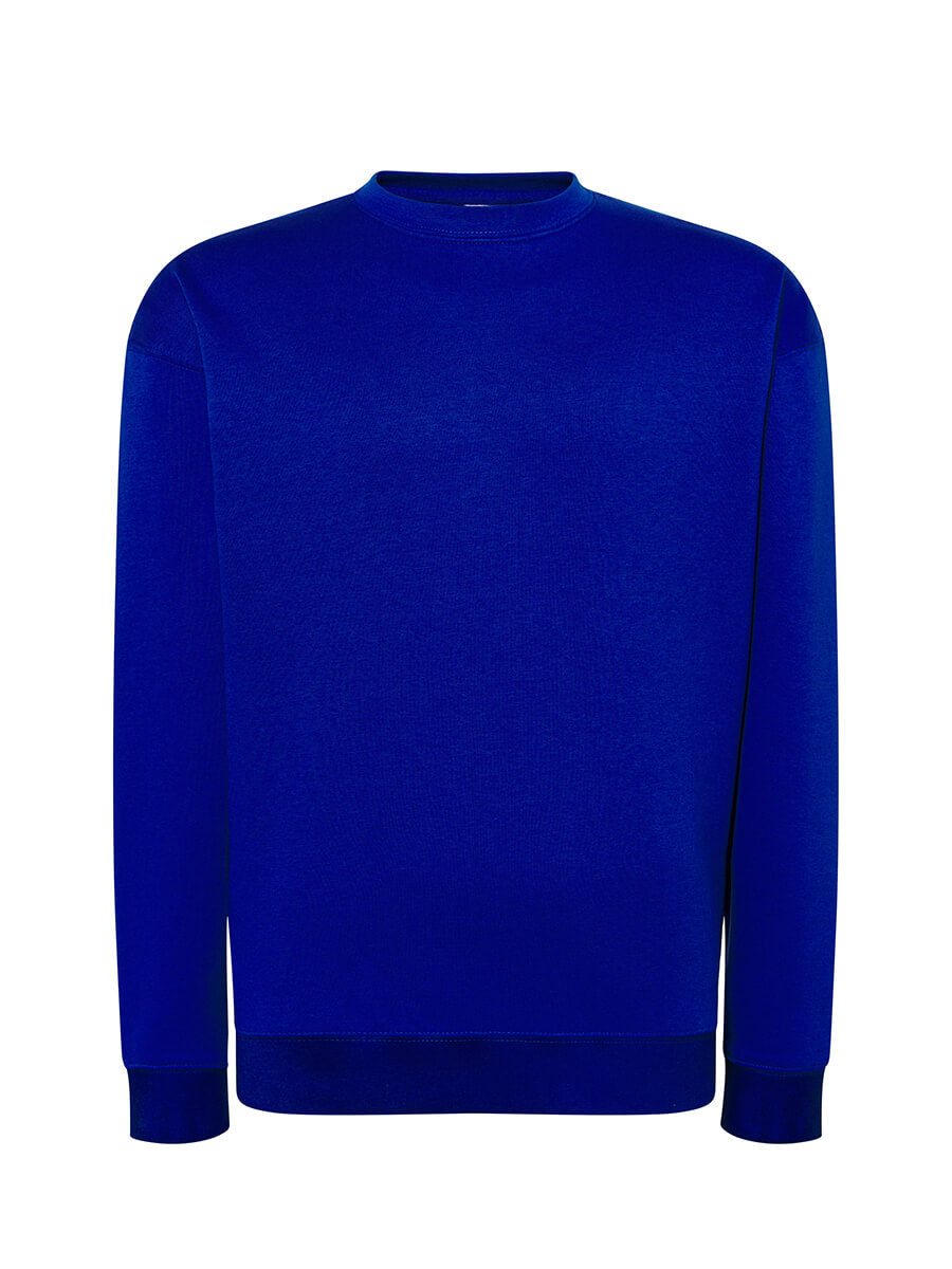 Felpa unisex girocollo premium Blu royal