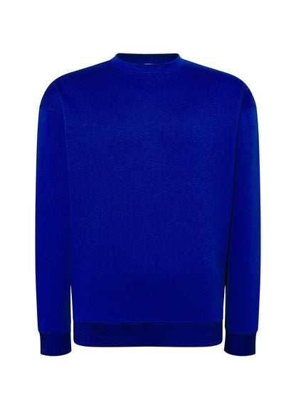 Felpa unisex girocollo premium Blu royal