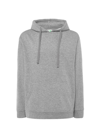 Felpa uomo cappuccio premium Grigio melange