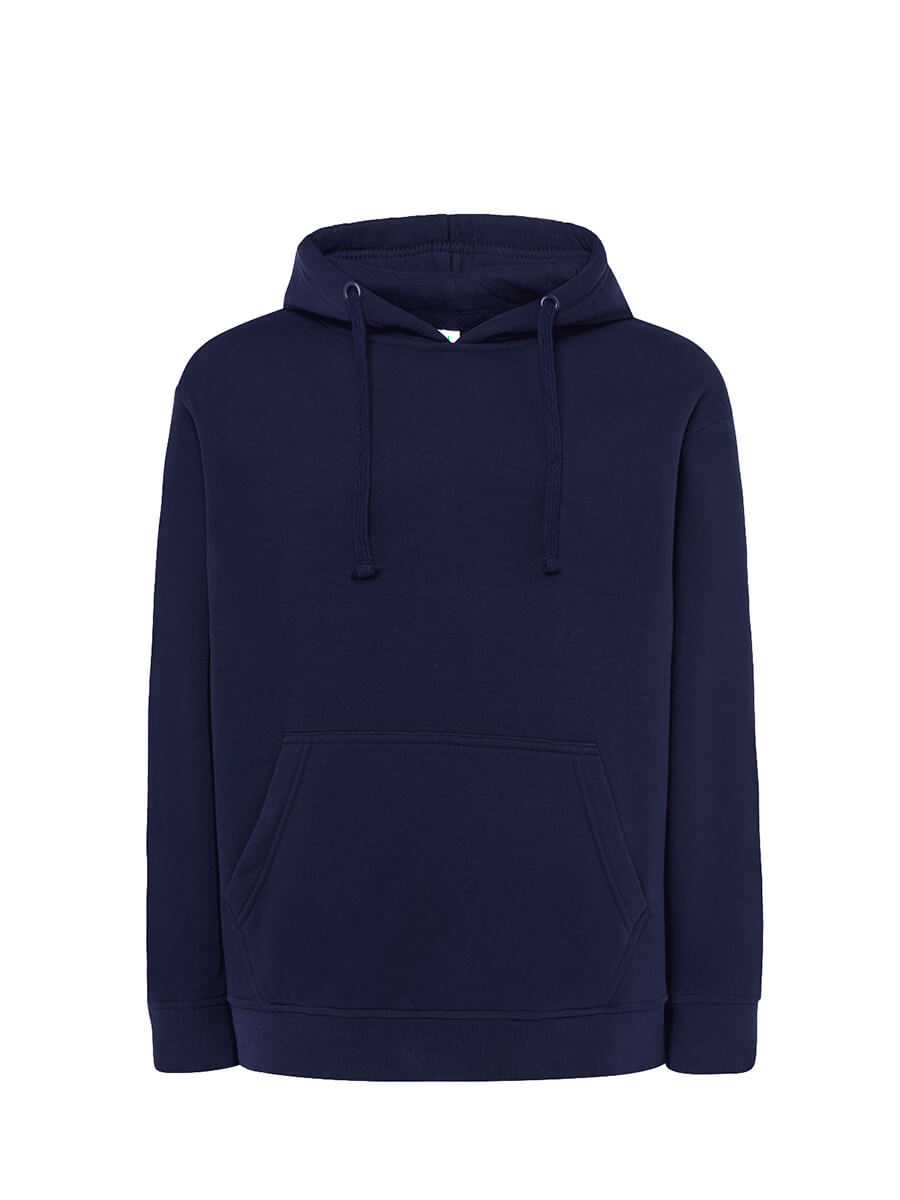 Felpa uomo cappuccio premium Blu navy