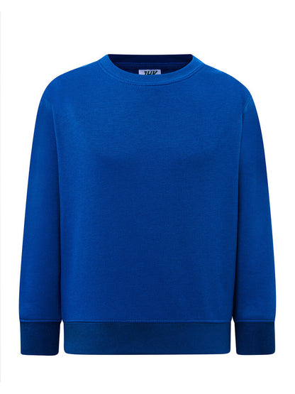 Felpa bambino girocollo premium Blu royal