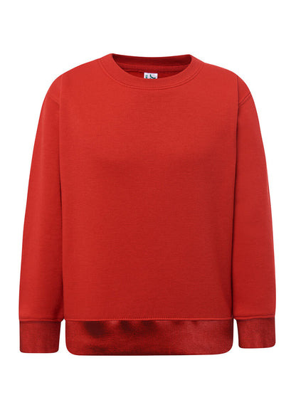 Felpa bambino girocollo premium Rosso
