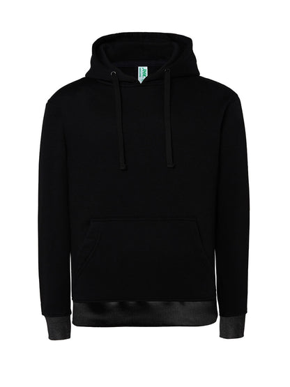 Felpa donna cappuccio premium Nero