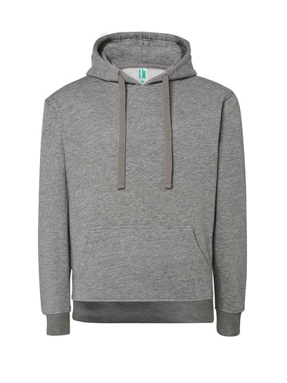 Felpa donna cappuccio premium Grigio melange