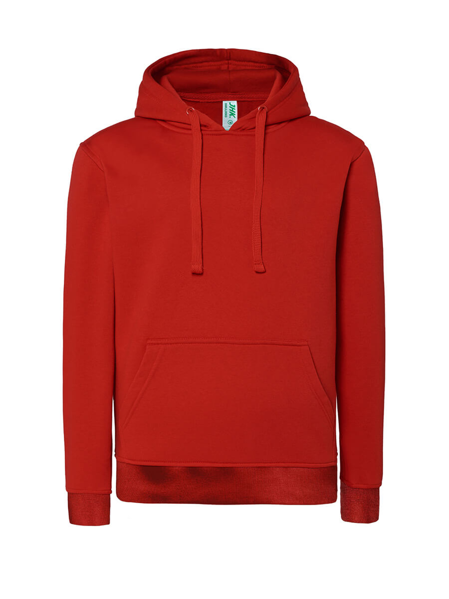Felpa donna cappuccio premium Rosso