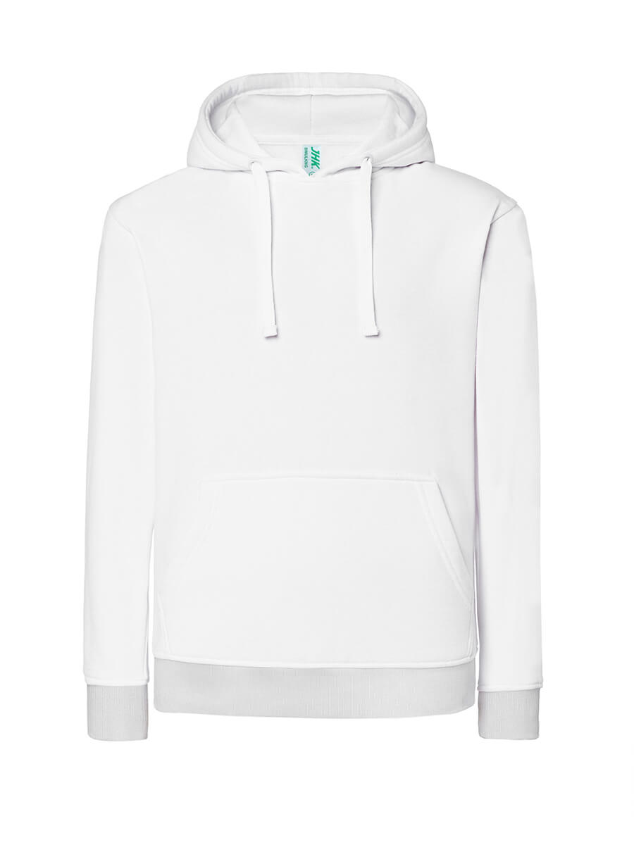 Felpa donna cappuccio premium Bianco