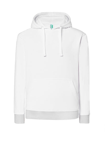 Felpa donna cappuccio premium Bianco