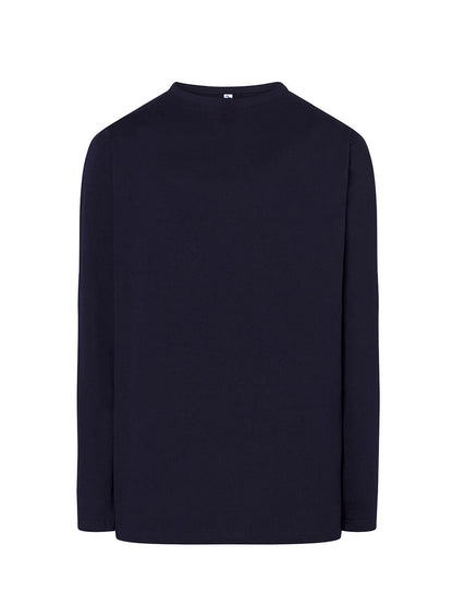 T-shirt uomo manica lunga regular Blu navy