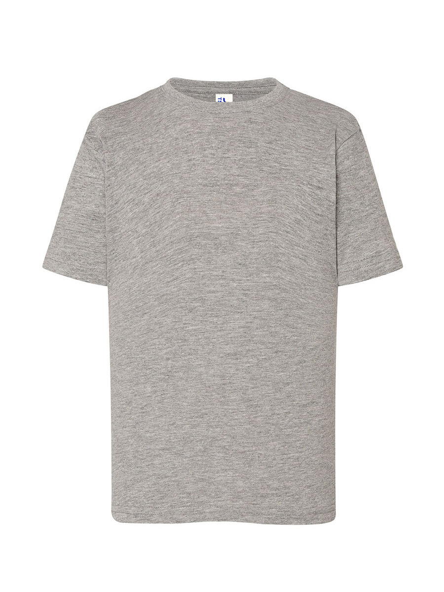 T-shirt bambino manica corta regular Grigio melange