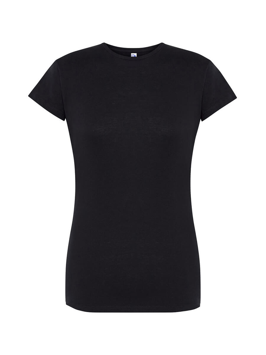 T-shirt donna manica corta regular Nero