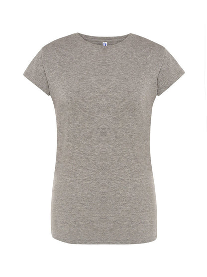 T-shirt donna manica corta regular Grigio melange