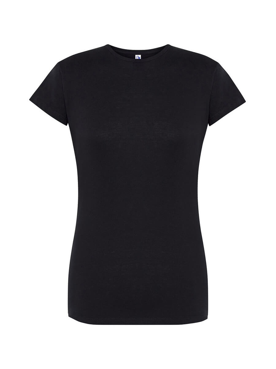T-shirt donna manica corta premium Nero