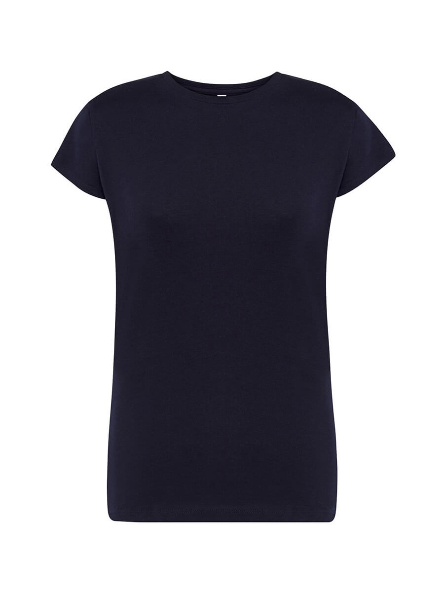T-shirt donna manica corta premium Blu navy