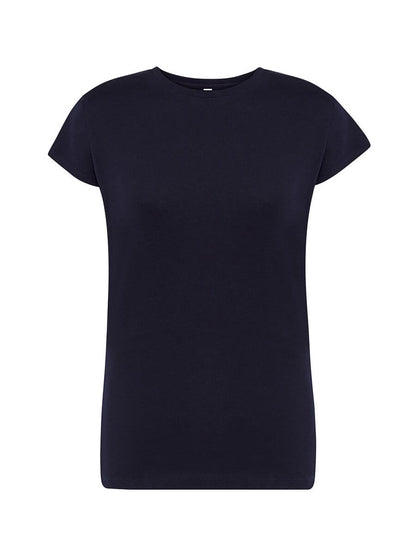 T-shirt donna manica corta premium Blu navy