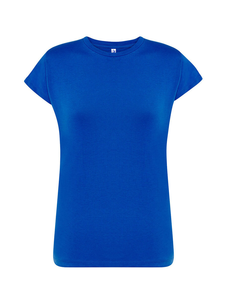 T-shirt donna manica corta premium Blu royal