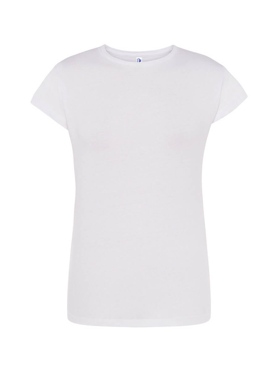 T-shirt donna manica corta premium Bianco