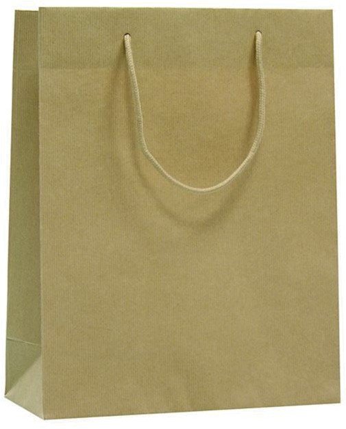 carta millerighe sealing avana lato ruvido con listelli di rinforzo nel risvolto superiore e sul fondo, corde in cotone avana