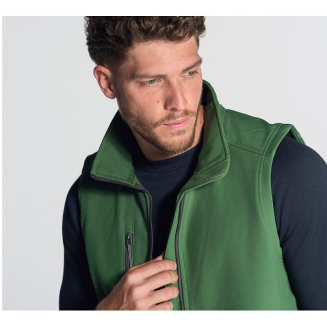 Gilet softshell 300 g personalizzato (prezzo a scaglioni)