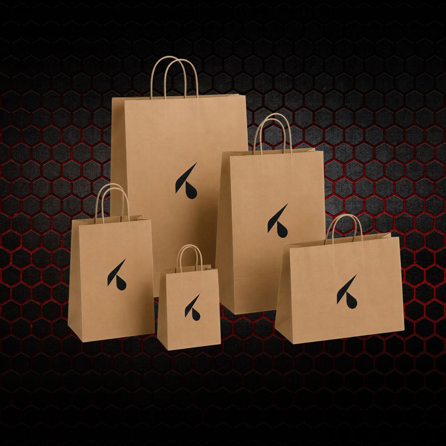 Buste in carta kraft con logo
