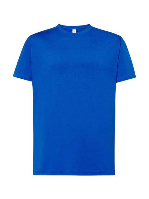 T-shirt uomo manica corta jt Blu royal senza sfondo