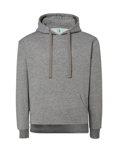 Felpa donna cappuccio premium Grigio melange senza sfondo