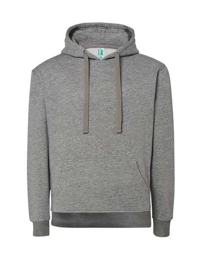 Felpa donna cappuccio premium Grigio melange senza sfondo