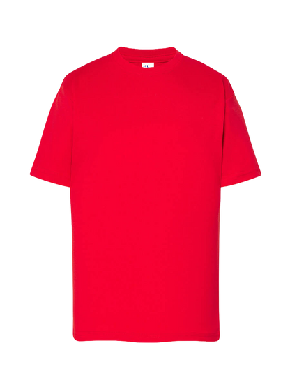 T-shirt bambino manica corta regular Rosso senza sfondo