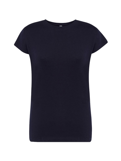 T-shirt donna manica corta regular Blu navy senza sfondo