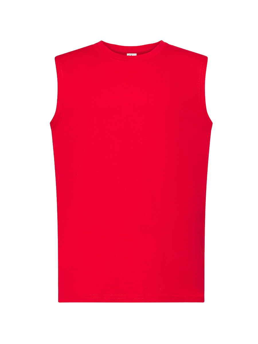 Canotta uomo urban tank top Rosso senza sfondo