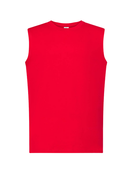 Canotta uomo urban tank top Rosso senza sfondo
